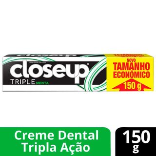 Creme Dental Closeup Triple Menta, 150g