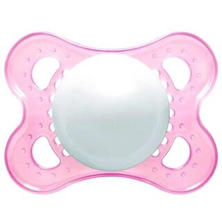 Chupeta MAM Original 0 a 6 meses, rosa com 1 unidade
