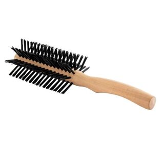 Escova para Cabelo Bellesa Basic madeira, lua, sortida, ref.0755-B