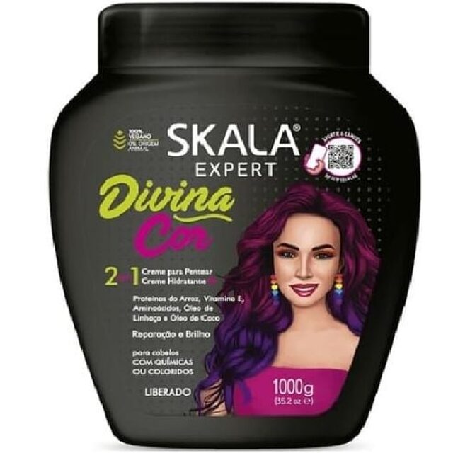 Creme Capilar 2 em 1 Skala Expert Divina Cor