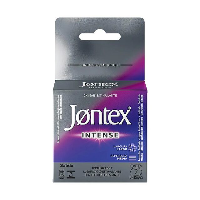 Camisinha Jontex Intense 2 Unidades