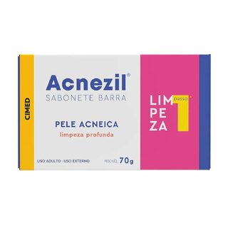 Sabonete Facial em Barra Acnezil Pele Acneica 70g