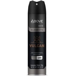 Desodorante Antitranspirante Above Men Elements vulcan, aerossol, 1 unidade com 150mL