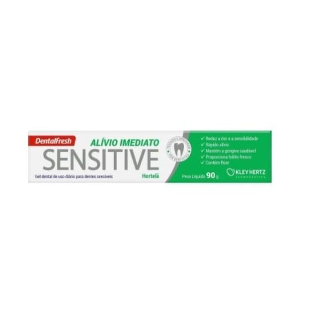 Creme Dental Dentalfresh Sensitive Alívio Imediato 90g