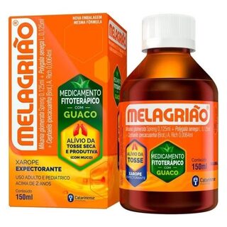 Melagrião, frasco com 150mL de xarope