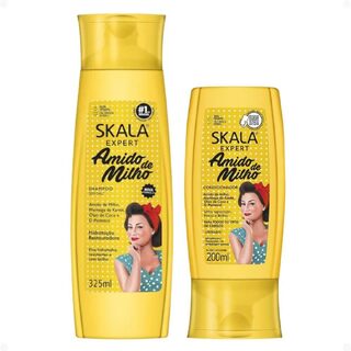 Kit Skala Expert Amido de Milho Shampoo 325mL + Condicionador 200mL