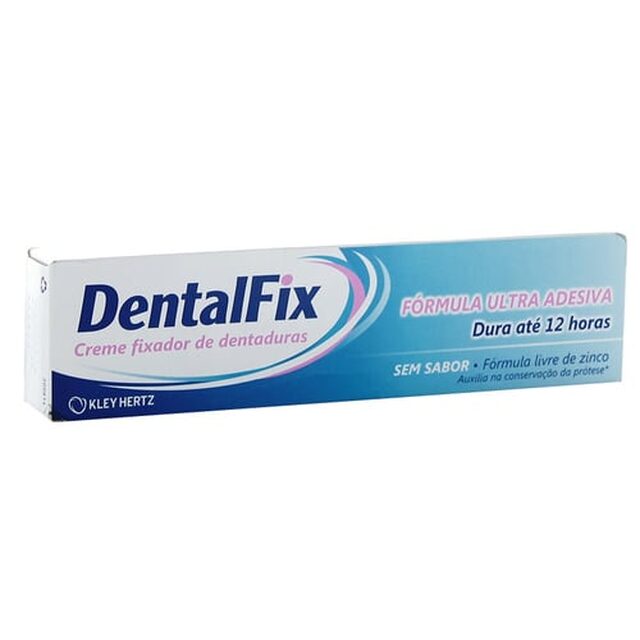 Creme Fixador de Dentadura DentalFix sem sabor, 1 unidade com 20g