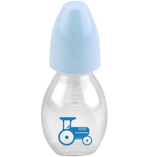 Mamadeira Chuquinha Petita 0 a 6 meses, azul com capacidade de 60mL