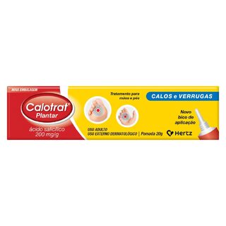 Calotrat Plantar, bisnaga com 20g de pomada