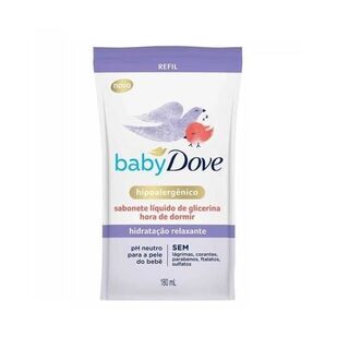 Sabonete Baby Dove Hora de Dormir refil, líquido com 180mL