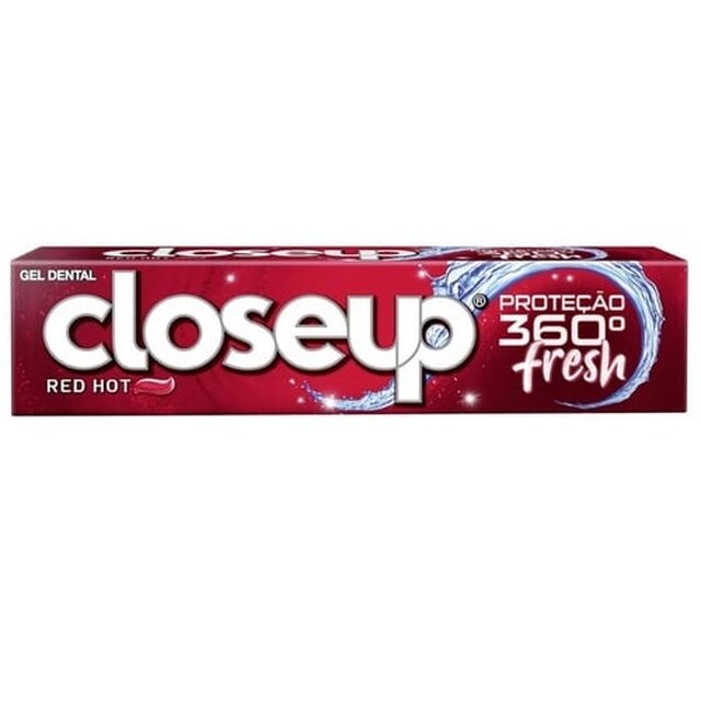Gel Dental Closeup Proteção 360º Fresh Red Hot, 90g