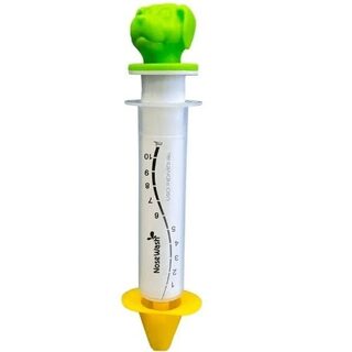 Seringa Infantil para Lavagem Nasal Agaplastic NoseWash 6+ meses, cachorro, 1 unidade com capacidade de 10mL + adaptador, sortido com 2 unidades