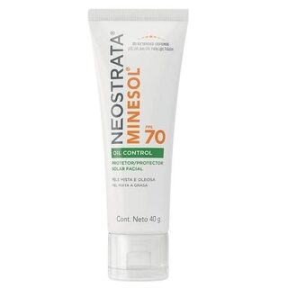 Protetor Solar Facial NeoStrata Minesol Oil Control sem cor, FPS 70, 1 unidade com 40g