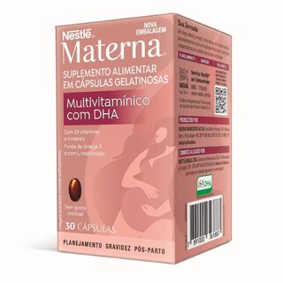 MATERNA COM DHA 30 CAPSULAS