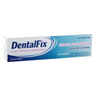 Creme Fixador de Dentadura DentalFix sem sabor, 1 unidade com 40g