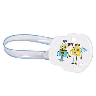Prendedor de Chupeta Petita Boton, azul, 1 unidade