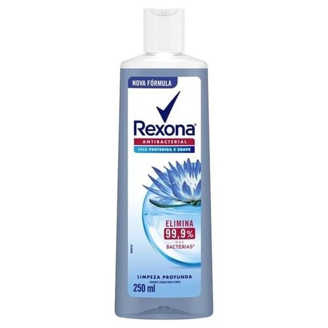 Sabonete Corporal Rexona Antibacterial Limpeza Profunda, líquido, 1 unidade com 250mL
