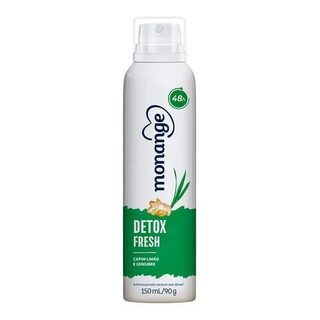 Desodorante Feminino Monange Detox Fresh aerossol, 1 unidade com 150mL