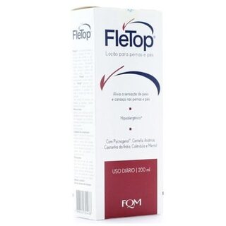 Loção para Pernas e Pés FleTop 200mL