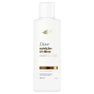 Shampoo Dove Nutrição + Tri-Óleos 190mL