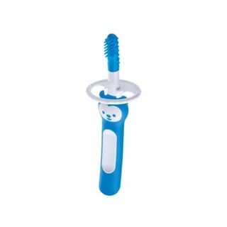Massageador de Gengiva MAM Massaging Brush 3+ meses, azul com 1 unidade