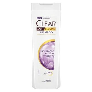 Shampoo Feminino Anticaspa Clear Hidratação Intensa 200mL