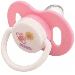Chupeta Kuka Plus 0 a 6 meses, bico universal, rosa, sortida com 1 unidade