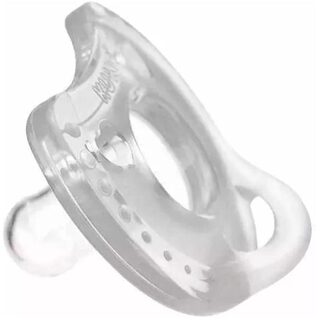 Chupeta de Silicone Kuka Soft Confort 0 a 6 meses, transparente com 1 unidade