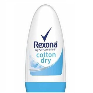 Desodorante Antitranspirante Feminino Rexona Cotton Dry roll-on, 1 unidade com 50mL