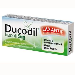 Ducodil 5mg, caixa com 20 comprimidos