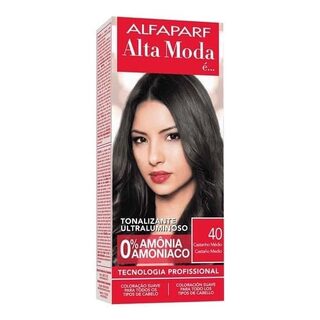 Tonalizante Alfaparf Alta Moda é nº 40 castanho médio