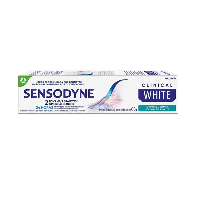 Creme Dental Sensodyne Clinical White 66g