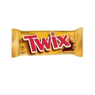 Chocolate Twix original, 1 unidade com 40g