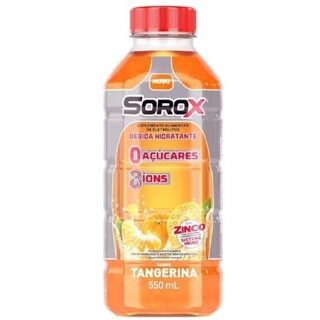 Bebida Hidratante Sorox tangerina, pet com 550mL
