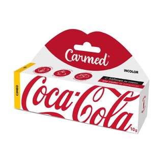 Hidratante Labial Carmed Coca-Cola Incolor, 10g