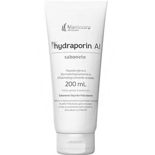 Sabonete Corporal e Facial Mantecorp Skincare Hydraporin AI líquido com 200mL