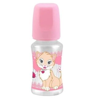 Mamadeira Petita Chérie 6+ meses, rosa com capacidade de 140mL