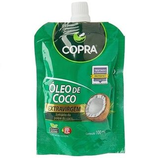 Óleo de Coco Extravirgem Copra sachê com 100mL