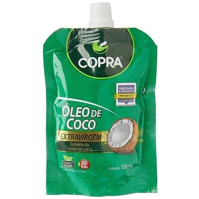 Óleo de Coco Extravirgem Copra sachê com 100mL