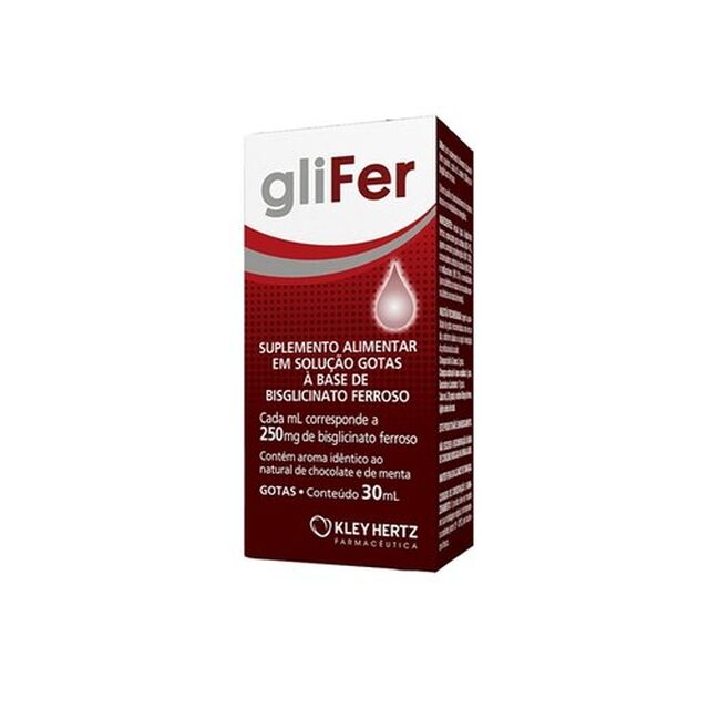 Glifer 250mg, frasco com 30mL