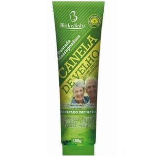 Pomada Massageadora com Sebo de Carneiro Bio Instinto Canela de Velho bisnaga com 150g