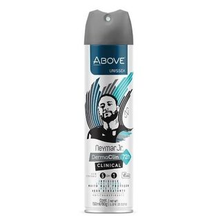 Desodorante Antiranspirante Unissex Above Neymar Jr. sem perfume, aerossol, 1 unidade com 150mL