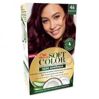Tintura sem Amônia Wella Soft Color nº 46 borgonha