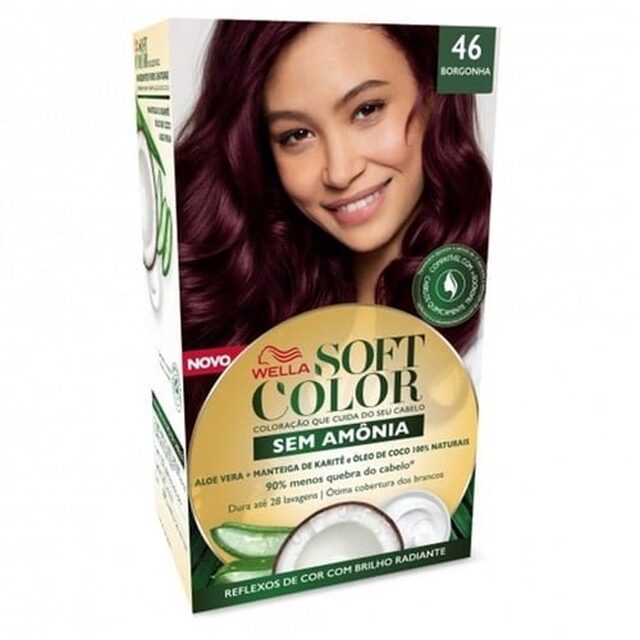 Tintura sem Amônia Wella Soft Color nº 46 borgonha
