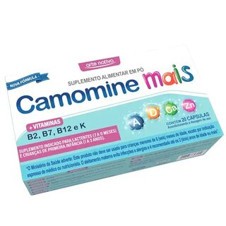 Camomine Mais Arte Nativa caixa com 20 cápsulas