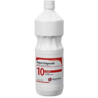 Água Oxigenada Rioquímica 10 volumes, frasco com 1L