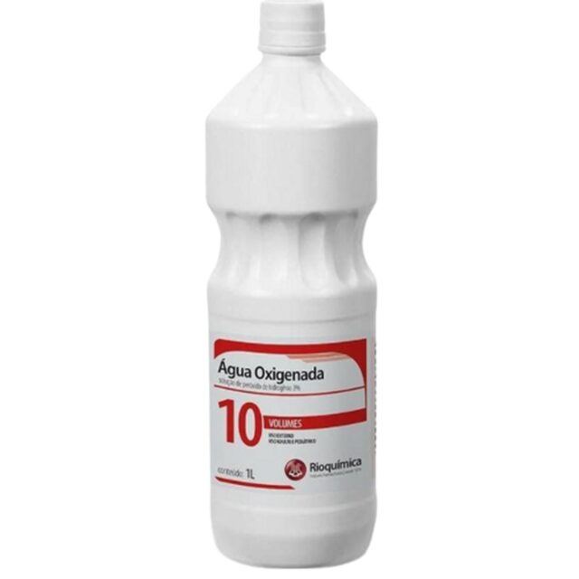 Água Oxigenada Rioquímica 10 volumes, frasco com 1L
