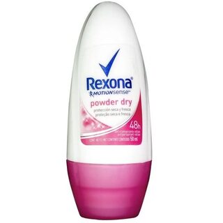 Desodorante Antitranspirante Feminino Rexona Powder Dry roll-on, 1 unidade com 50mL