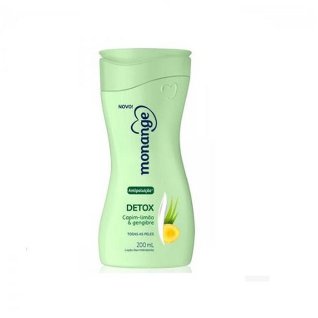 Hidratante Corporal Monange Detox campim-limão e gengibre com 200mL