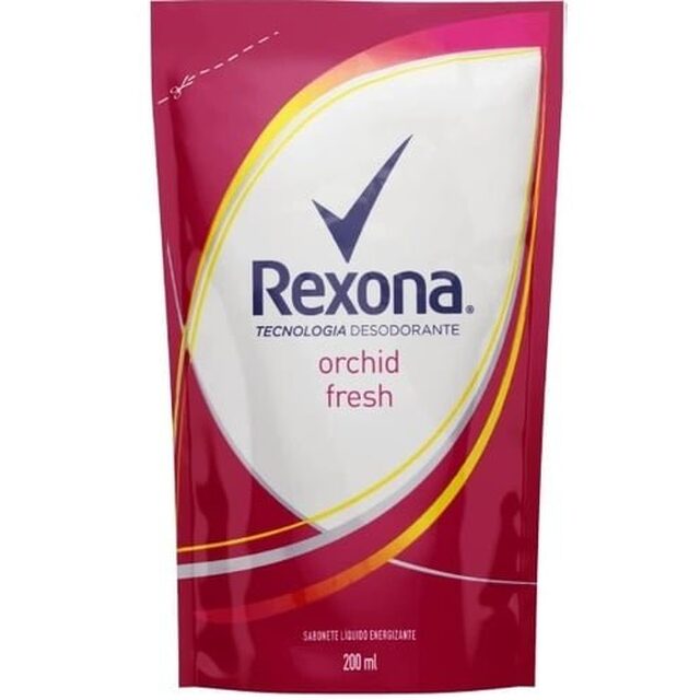 Sabonete Líquido Rexona Água de Rosas, refil com 200mL